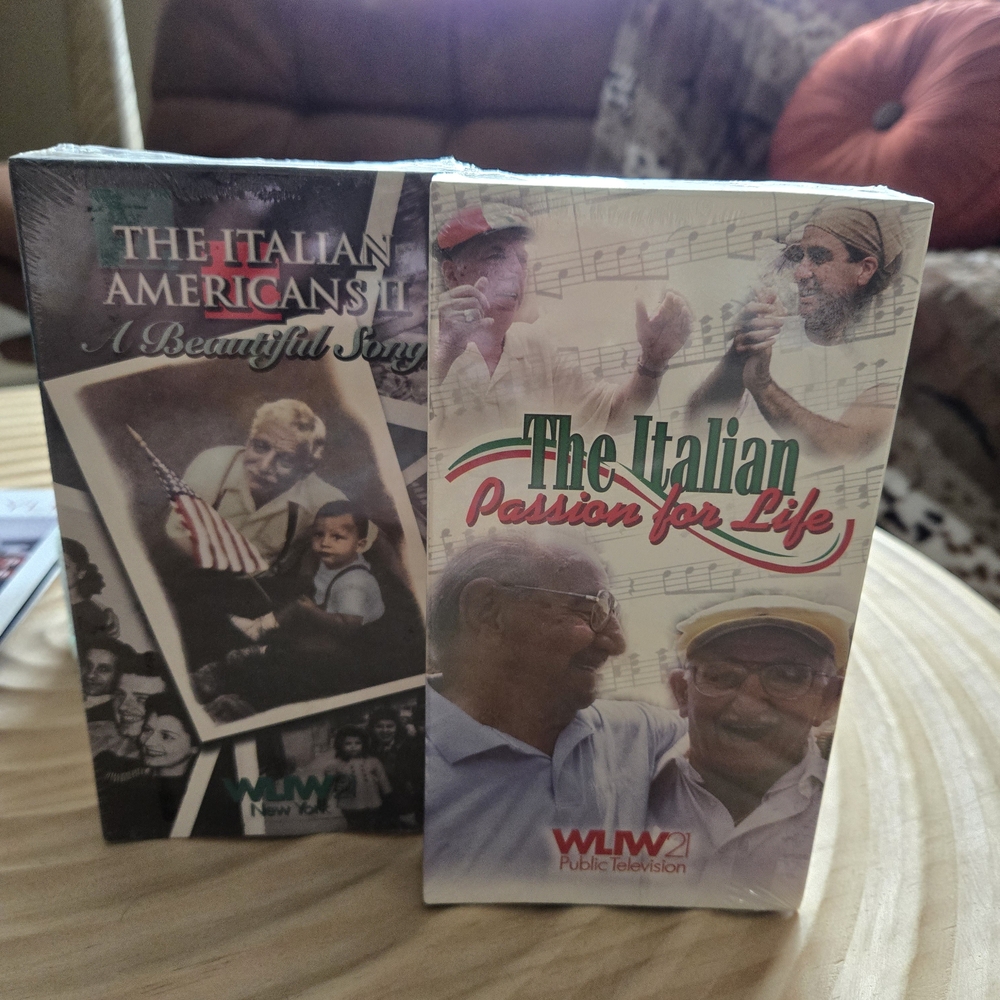 Set Of 2 Italian American N.Y. VHS Brand New & Sealed
